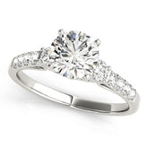 Engagement Rings Single Row Prong Set - TN50863-E